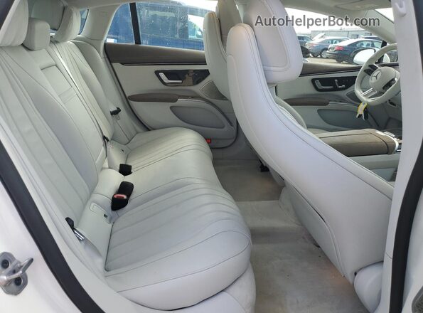 W1KCG2DB0NA006971 2022 MERCEDES-BENZ EQS White უკანა სავარძლების ხედი