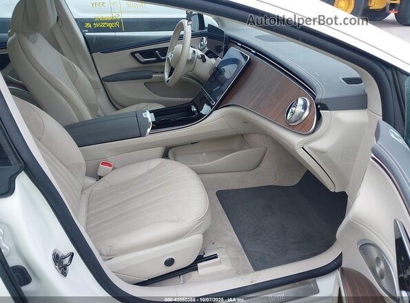 W1KCG2DB1PA032367 2023 MERCEDES-BENZ EQS 450+ White Widok wnętrza z przodu