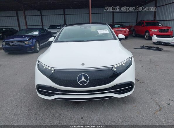 W1KCG2DB1PA032367 2023 MERCEDES-BENZ EQS 450+ White Widok wnętrza z tyłu
