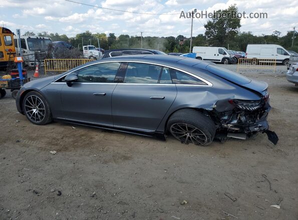 W1KCG2DB3NA008553 2022 MERCEDES-BENZ EQS Gray Trasero izquierdo