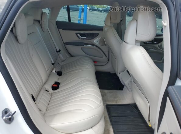 W1KCG2DB9NA008783 2022 MERCEDES-BENZ EQS White უკანა სავარძლების ხედი