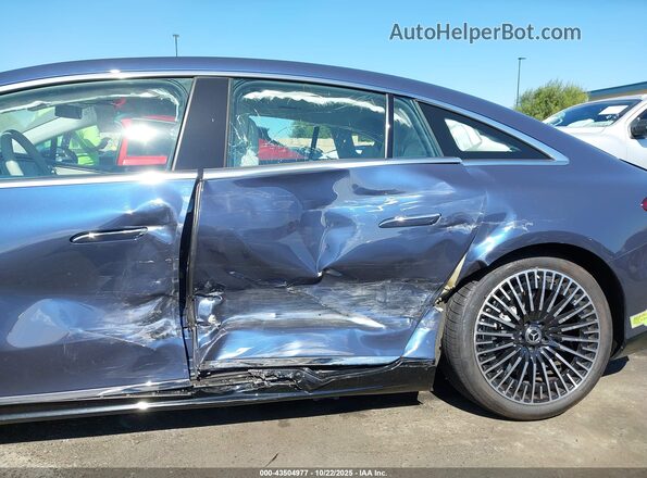 W1KCG4EB3NA010152 2022 MERCEDES-BENZ EQS 580 Blue Вид спереду