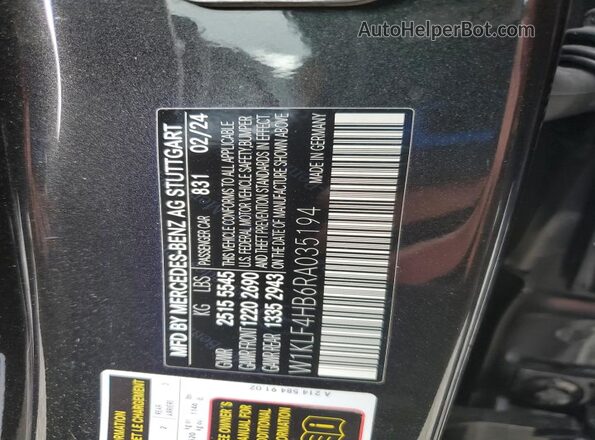 W1KLF4HB6RA035194 2024 MERCEDES-BENZ E Black 