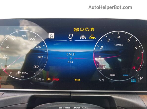 W1KMJ4HB4RF040724 2024 MERCEDES-BENZ CLE 300 White უკანა სავარძლების ხედი