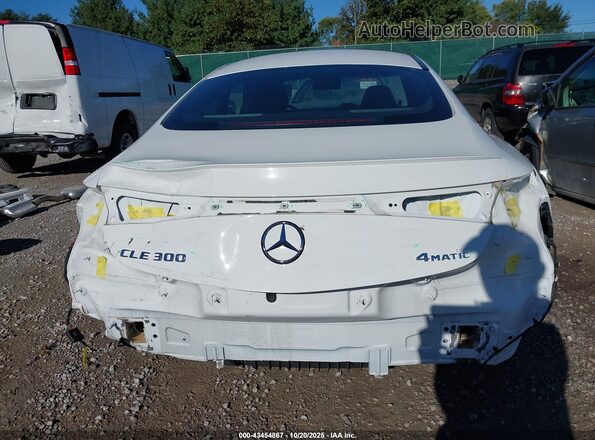 W1KMJ4HB5RF013046 2024 MERCEDES-BENZ CLE 300 White Դիմացի տեսք