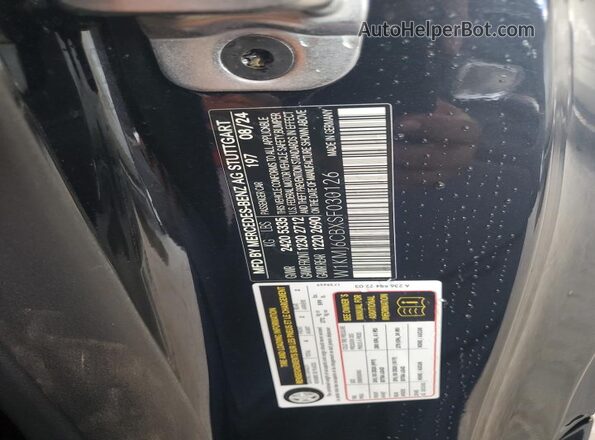 W1KMJ6CBXSF030126 2025 MERCEDES-BENZ CLE Black Vista del compartimento del motor