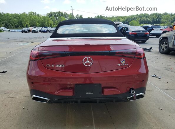 W1KMK4HB7SF064549 2025 MERCEDES-BENZ CLE Burgundy Vista trasera
