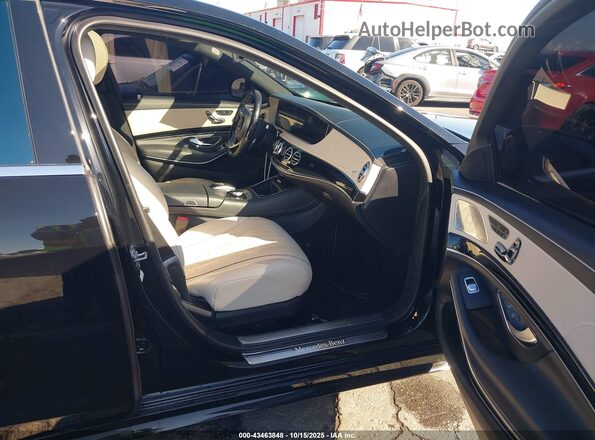 W1KUG8DB5LA551553 2020 MERCEDES-BENZ S-CLASS Black Widok wnętrza z przodu