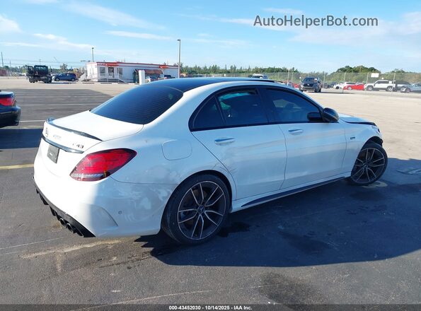 W1KWF6EB7MR614296 2021 MERCEDES-BENZ AMG C 43 White Trasero derecho