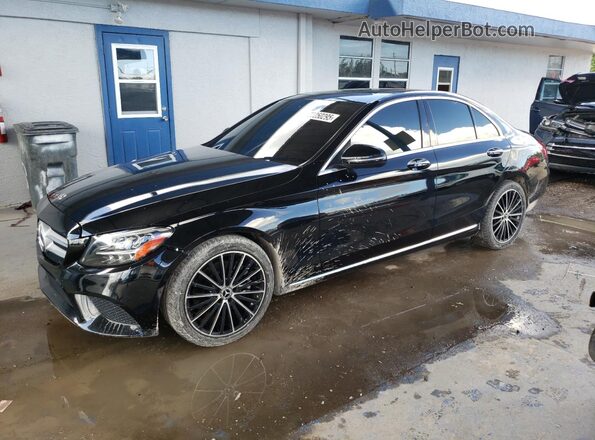 W1KWF8DB1MR623864 2021 MERCEDES-BENZ C-CLASS Black Tył lewy