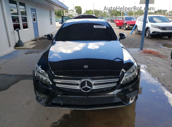 W1KWF8DB1MR623864 2021 MERCEDES-BENZ C-CLASS Black Widok z tyłu