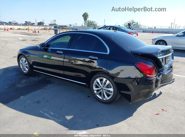 W1KWF8DB1MR630989 2021 MERCEDES-BENZ C-CLASS Black უკანა მარცხენა