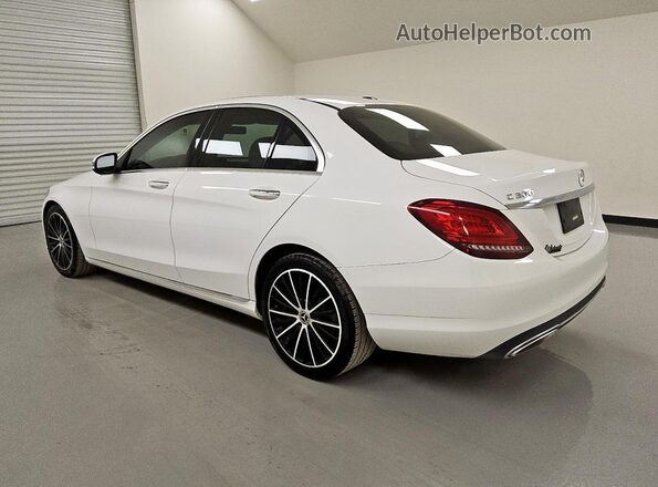 W1KWF8DB2MR641967 2021 MERCEDES-BENZ C White Trasero izquierdo