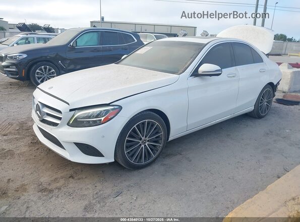 W1KWF8DB7LR572224 2020 MERCEDES-BENZ C-CLASS White Առջևի ձախ երեք քառորդ տեսարան