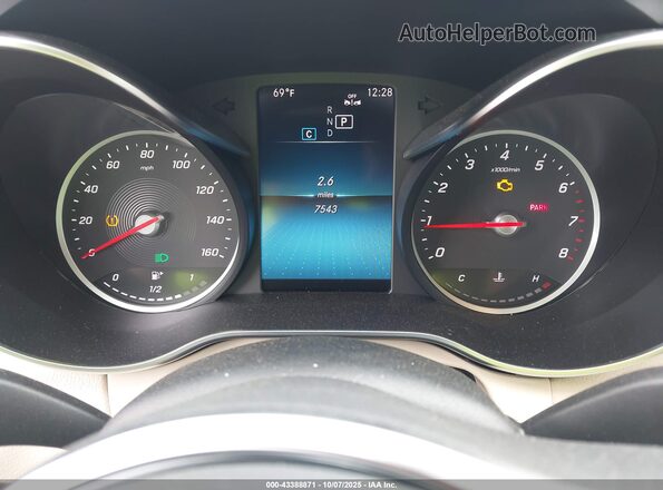 W1KWF8DB7LR600068 2020 MERCEDES-BENZ C-CLASS Black Vista de los asientos traseros