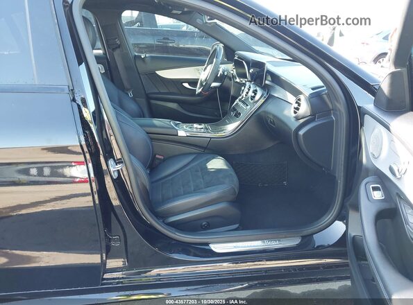 W1KWF8DB9MR644705 2021 MERCEDES-BENZ C-CLASS Black Widok wnętrza z przodu