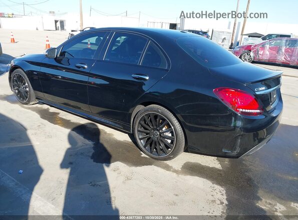 W1KWF8DB9MR644705 2021 MERCEDES-BENZ C-CLASS Black Tył lewy