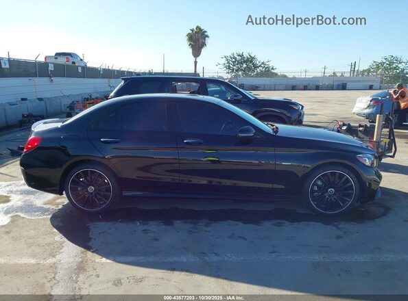 W1KWF8DB9MR644705 2021 MERCEDES-BENZ C-CLASS Black Widok wnętrza z tyłu