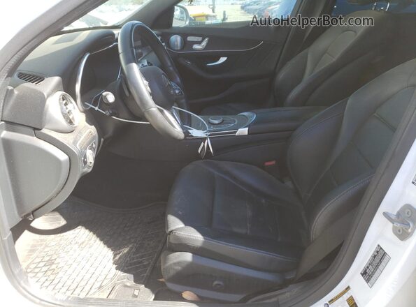 W1KWF8DBXMR632689 2021 MERCEDES-BENZ C White Widok wnętrza z przodu