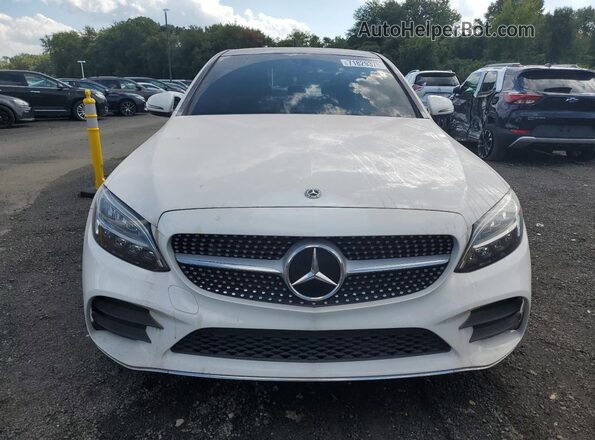 W1KWF8EB0MR626687 2021 MERCEDES-BENZ C White წინა ხედი