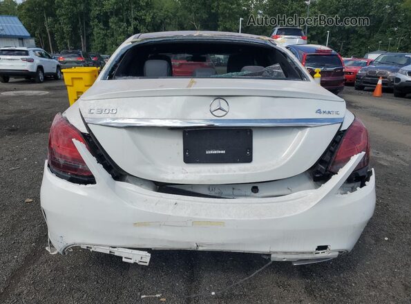 W1KWF8EB0MR626687 2021 MERCEDES-BENZ C White უკანა ხედი