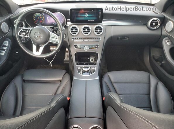W1KWF8EB0MR626687 2021 MERCEDES-BENZ C White წინა პანელის ხედი