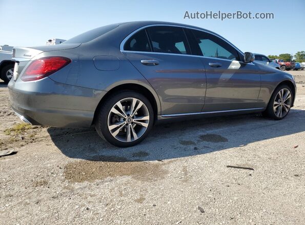 W1KWF8EB0MR633011 2021 MERCEDES-BENZ C Серый Задняя правая четверть