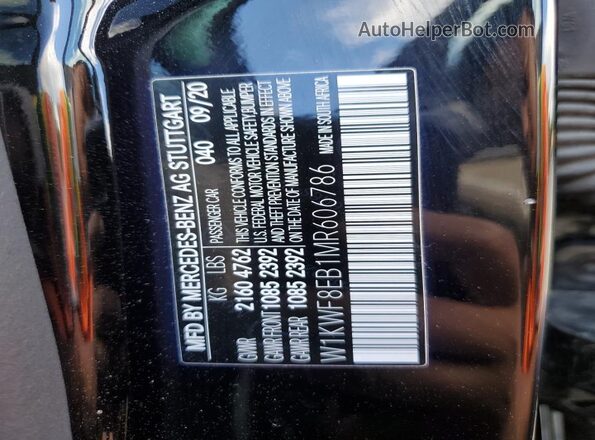 W1KWF8EB1MR606786 2021 MERCEDES-BENZ C Черный Вид подкапотного пространства