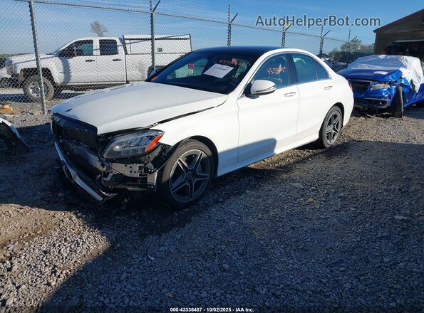 W1KWF8EB2LR581976 2020 MERCEDES-BENZ C-CLASS White Передня ліва чверть
