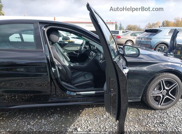 W1KWF8EB2LR597188 2020 MERCEDES-BENZ C-CLASS Black წინა სალონის ხედი