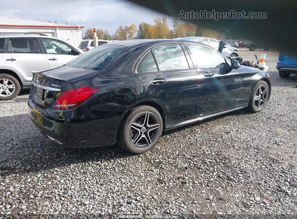 W1KWF8EB2LR597188 2020 MERCEDES-BENZ C-CLASS Black უკანა მარჯვენა