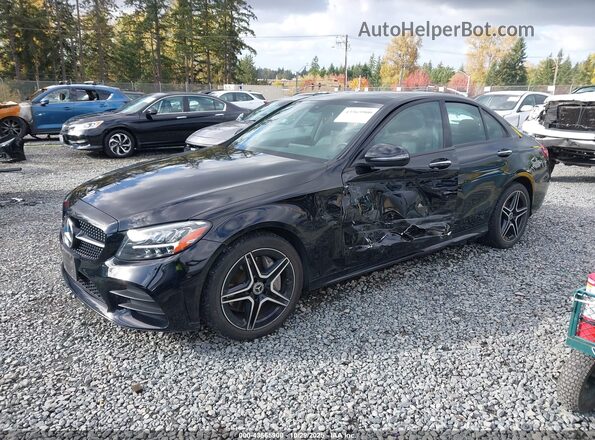 W1KWF8EB2LR597188 2020 MERCEDES-BENZ C-CLASS Black წინა მარცხენა ხედი სამი მეოთხედიდან