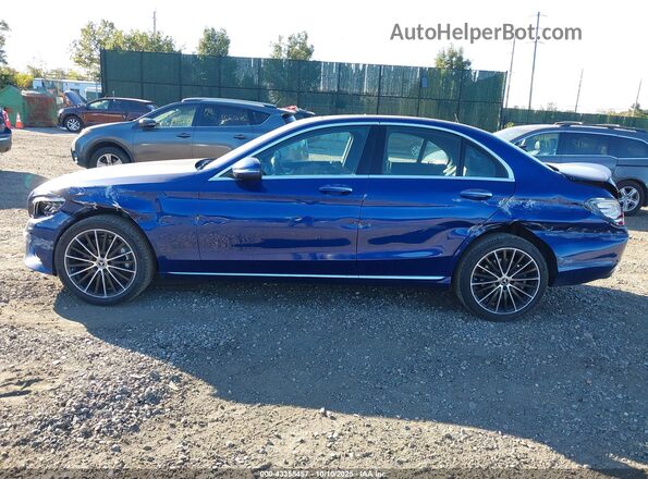 W1KWF8EB3LR575975 2020 MERCEDES-BENZ C-CLASS Blue Vista interior de 360 grados