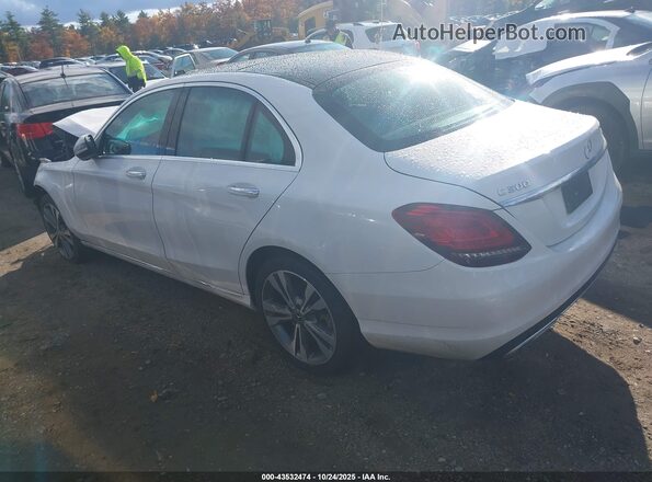 W1KWF8EB9MR648655 2021 MERCEDES-BENZ C-CLASS White Задня ліва чверть