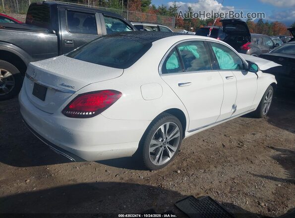 W1KWF8EB9MR648655 2021 MERCEDES-BENZ C-CLASS White Задня права чверть