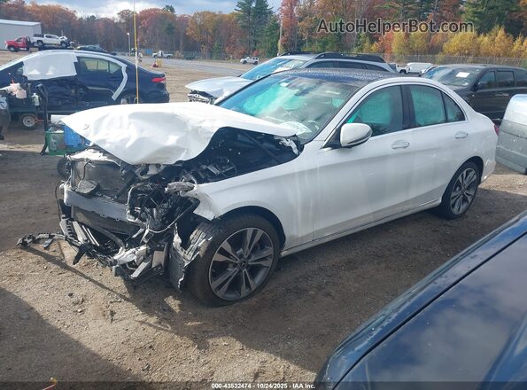 W1KWF8EB9MR648655 2021 MERCEDES-BENZ C-CLASS White Передня ліва чверть