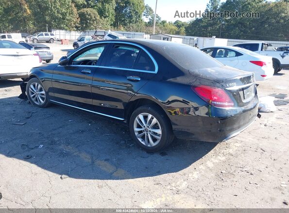 W1KWF8EBXMR648227 2021 MERCEDES-BENZ C-CLASS Черный Задняя левая четверть