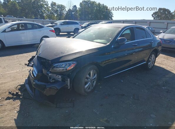 W1KWF8EBXMR648227 2021 MERCEDES-BENZ C-CLASS Черный Передняя левая четверть