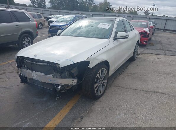 W1KWF8EBXMR649426 2021 MERCEDES-BENZ C-CLASS White Przód lewy
