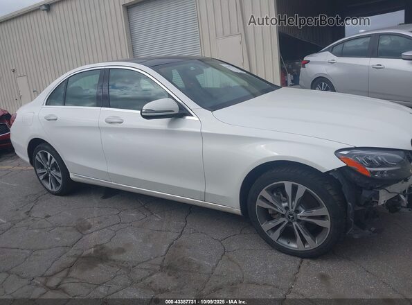 W1KWF8EBXMR649426 2021 MERCEDES-BENZ C-CLASS White Widok wnętrza z tyłu