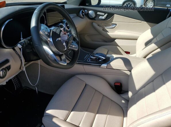 W1KWJ8EB0MG090365 2021 MERCEDES-BENZ C Black Widok wnętrza z przodu
