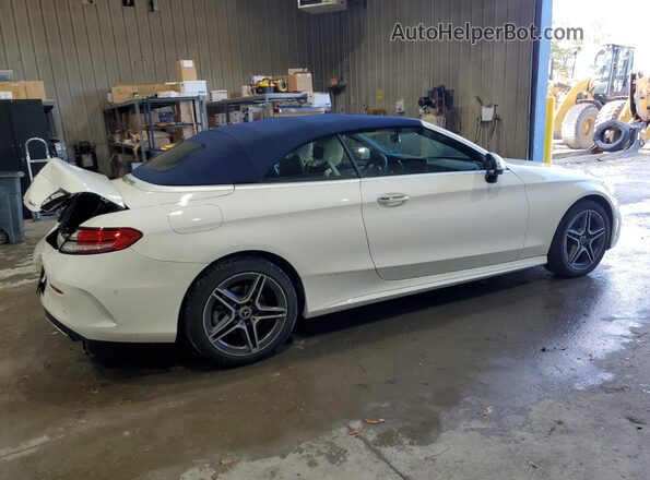 W1KWK8EB8MG081636 2021 MERCEDES-BENZ C Белый Задняя правая четверть