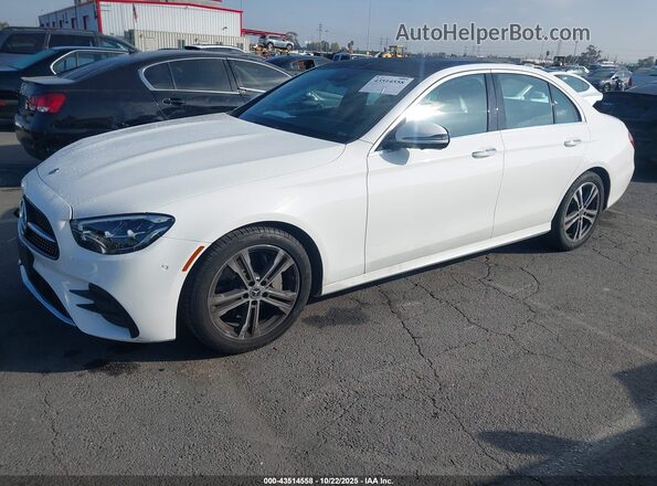 W1KZF8DB1MA979758 2021 MERCEDES-BENZ E-CLASS White წინა მარცხენა ხედი სამი მეოთხედიდან