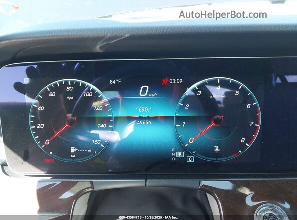 W1KZF8DB4MA906657 2021 MERCEDES-BENZ E-CLASS Blue Vista de los asientos traseros