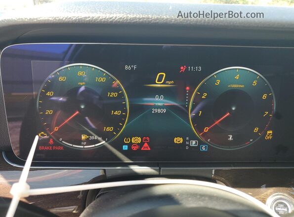 W1KZF8DB4MA966616 2021 MERCEDES-BENZ E Gray Vista del cuadro de instrumentos