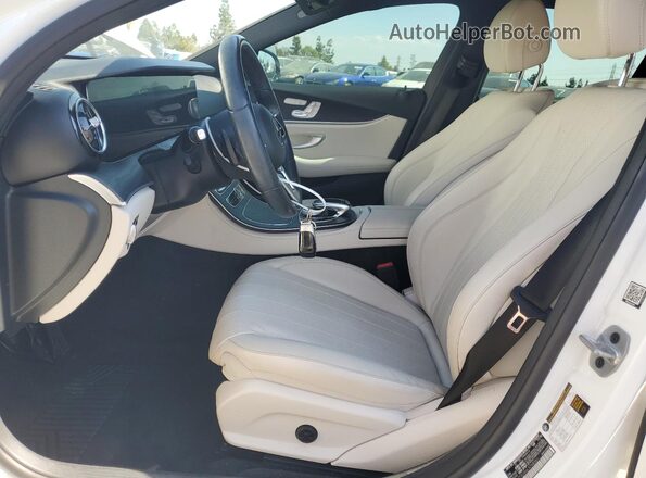 W1KZF8DB6LA768361 2020 MERCEDES-BENZ E White Widok wnętrza z przodu
