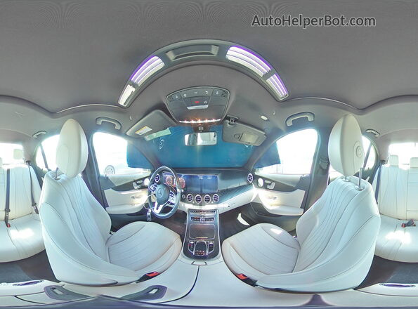 W1KZF8DB6LA768361 2020 MERCEDES-BENZ E White Widok wnętrza 360 stopni