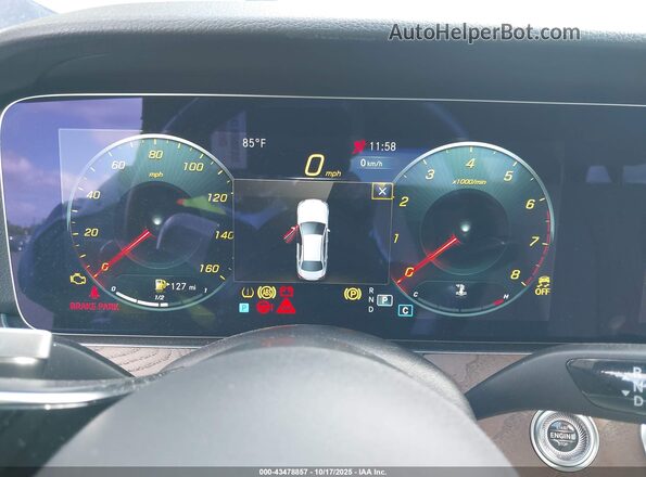 W1KZF8DB7NB090992 2022 MERCEDES-BENZ E-CLASS Dark Blue Widok tylnych siedzeń
