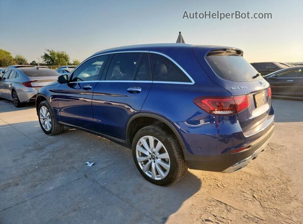 W1N0G8DB0MV306459 2021 MERCEDES-BENZ GLC-CLASS Blue Հետևի ձախ