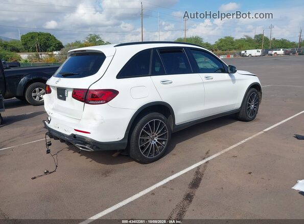 W1N0G8DB4MV322955 2021 MERCEDES-BENZ GLC 300 Белый Задняя правая четверть